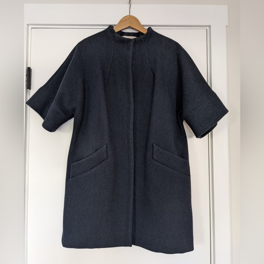 Emerson Fry Layering Jacket Wool in Sapphire